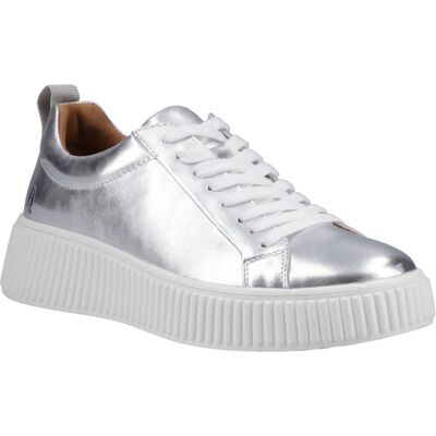 Hush Puppies Harlow Leder Damen Silber Sneaker Silber EU 36 / UK 3 Hush Puppies Harlow Leder Damen Silber Sneaker Silber EU 36 / UK 3