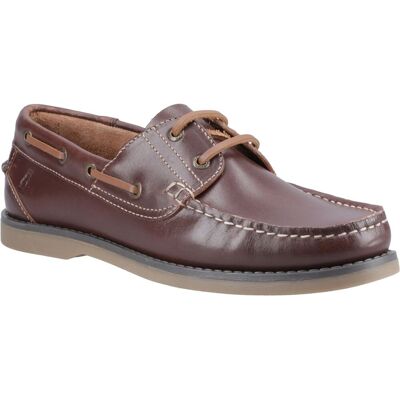 Hush Puppies Wilson Leder Herren Braune Bootsschuhe Braun EU 39/UK 6 Hush Puppies Wilson Leder Herren Braune Bootsschuhe Braun EU 39/UK 6