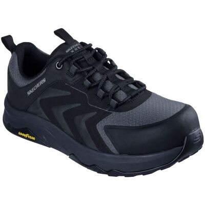 Skechers Workwear Speed-Flex Trekker Nylon Herren Schwarze Sicherheits-Sneaker Schwarz EU 42 / UK 8 Skechers Workwear Speed-Flex Trekker Nylon Herren Schwarze Sicherheits-Sneaker Schwarz EU 42 / UK 8