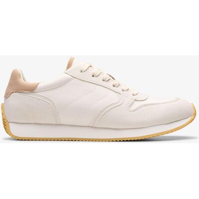 Clarks Teirra Run Off-White Turnschuhe Weiß EU 42 / UK 8 Clarks Teirra Run Off-White Turnschuhe Weiß EU 42 / UK 8