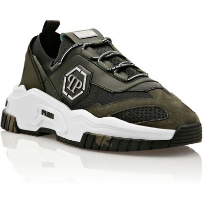 Philipp Plein Runner Sneaker Predator Grün EU41 Philipp Plein Runner Sneaker Predator Grün EU41