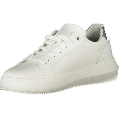 Calvin Klein Plattform Sneakers Low Top Casual Weiß US 39 Calvin Klein Plattform Sneakers Low Top Casual Weiß US 39
