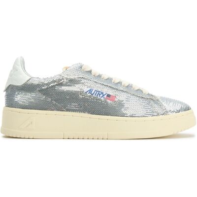 Autry Dallas Low Sneaker Silber EU 38 / UK 5 Autry Dallas Low Sneaker Silber EU 38 / UK 5