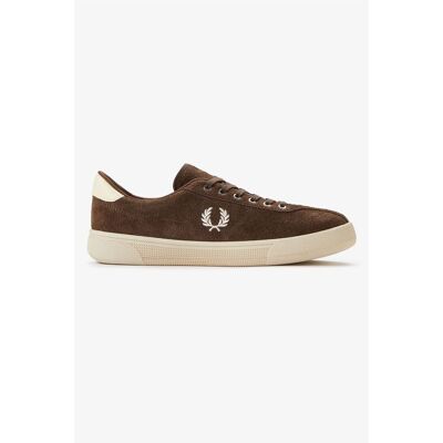 Fred Perry Tennisschuh Wildleder Herren Tobacco/Eiscreme Sneaker Braun EU 40,5 / UK 7 Fred Perry Tennisschuh Wildleder Herren Tobacco/Eiscreme Sneaker Braun EU 40,5 / UK 7