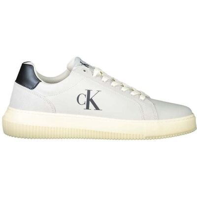 Calvin Klein Weiße Polyurethan Herren Sneaker Weiß EU40 Calvin Klein Weiße Polyurethan Herren Sneaker Weiß EU40