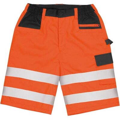 SAFE-GUARD by Result - Cargo-Shorts für Herren - Sicherheit (Fluoreszierendes Orange) Orange S SAFE-GUARD by Result - Cargo-Shorts für Herren - Sicherheit (Fluoreszierendes Orange) Orange S