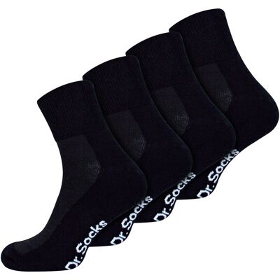 Herren Bamboo Diabetiker Knöchelsocken Dr.Socks Extra Wide Trainer Socken in Schwarz & Weiß - Schwarz Schwarz US 37-40 Herren Bamboo Diabetiker Knöchelsocken Dr.Socks Extra Wide Trainer Socken in Schwarz & Weiß - Schwarz Schwarz US 37-40