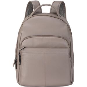 Infinity Leather Unisex Graues Leder Laptop Rucksack Infinity Leather Unisex Graues Leder Laptop Rucksack
