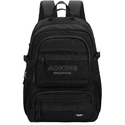 Aoking Rucksack Unisex BLACK Schwarz Einheitsgröße Aoking Rucksack Unisex BLACK Schwarz Einheitsgröße