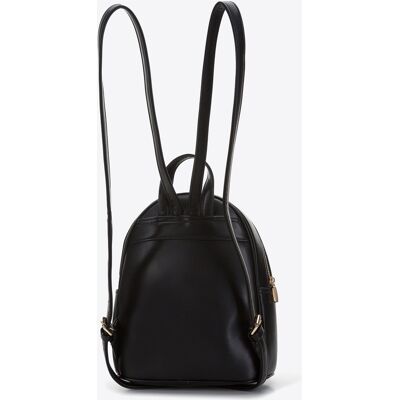 Wittchen Damenrucksack mit Kunstfellfront, Schwarz und Creme, Öko-Leder Schwarz Einheitsgröße Wittchen Damenrucksack mit Kunstfellfront, Schwarz und Creme, Öko-Leder Schwarz Einheitsgröße