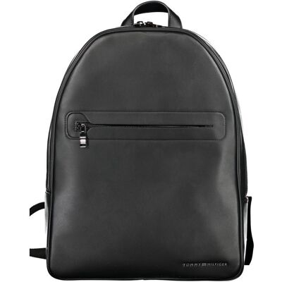 Tommy Hilfiger Rucksack mit Laptop - Schwarz, Verstellbare Gurte Tommy Hilfiger Rucksack mit Laptop - Schwarz, Verstellbare Gurte
