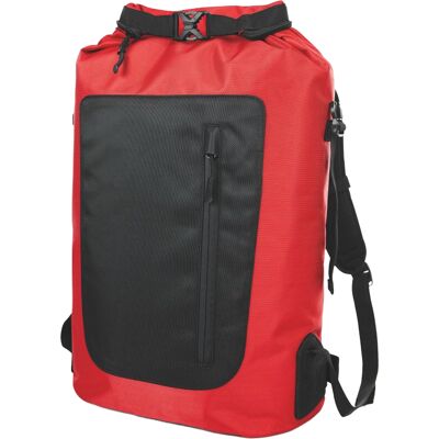 Halfar - "Storm" Rucksack, Blockfarben (Rot/Schwarz) Rot Einheitsgröße Halfar - "Storm" Rucksack, Blockfarben (Rot/Schwarz) Rot Einheitsgröße