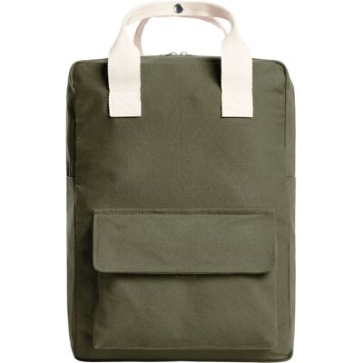 Halfar - Rucksack "Like", Unifarben (Oliv) Olive Einheitsgröße Halfar - Rucksack "Like", Unifarben (Oliv) Olive Einheitsgröße