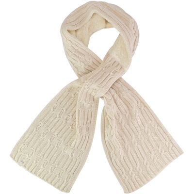 Heat Holders Damen Luxus Fleece Winterschal Wärmehalter Thermo-Mode-Schal für Damen - Creme Creme Einheitsgröße Heat Holders Damen Luxus Fleece Winterschal Wärmehalter Thermo-Mode-Schal für Damen - Creme Creme Einheitsgröße