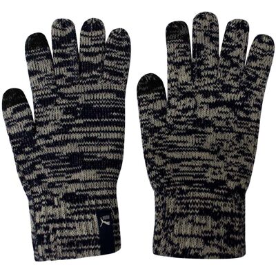 Puma Knit Blau-Graue Touchscreen-Unisex-Handschuhe Blau S Puma Knit Blau-Graue Touchscreen-Unisex-Handschuhe Blau S