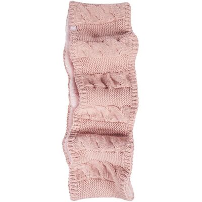 Heat Holders Damen-Winterschal mit weichem Fleece-Futter, Zopfmuster, Infinity-Schal, Koralle Rosa Einheitsgröße Heat Holders Damen-Winterschal mit weichem Fleece-Futter, Zopfmuster, Infinity-Schal, Koralle Rosa Einheitsgröße