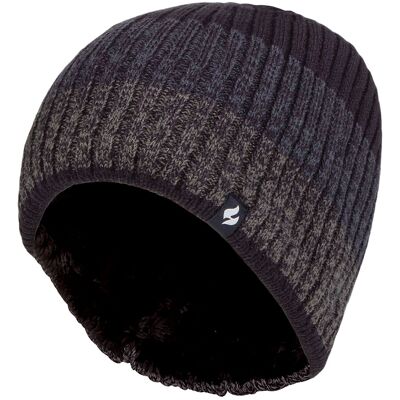 Heat Holders Herren Fleece gefüttert gestreifte Wintermütze Wärmehalter hohe Leistung weich isoliert Thermohut - Navy Marine Einheitsgröße Heat Holders Herren Fleece gefüttert gestreifte Wintermütze Wärmehalter hohe Leistung weich isoliert Thermohut - Navy Marine Einheitsgröße