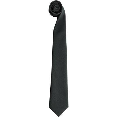 Premier Krawatte - Einfarbige Herren-Arbeitskrawatte (2er-Pack) (Schwarz) Schwarz Einheitsgröße Premier Krawatte - Einfarbige Herren-Arbeitskrawatte (2er-Pack) (Schwarz) Schwarz Einheitsgröße