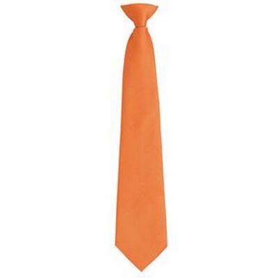 Premier Mens Fashion "Farben" Arbeit Clip auf Krawatte (Orange) Orange Einheitsgröße Premier Mens Fashion "Farben" Arbeit Clip auf Krawatte (Orange) Orange Einheitsgröße