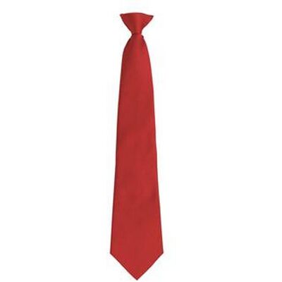 Premier Mens Fashion "Farben" Arbeit Clip auf Krawatte (rot) Rot Einheitsgröße Premier Mens Fashion "Farben" Arbeit Clip auf Krawatte (rot) Rot Einheitsgröße