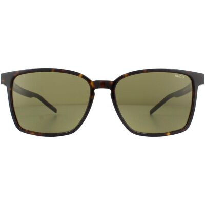 Hugo by Hugo Boss Square Mens Havanna Grün Sonnenbrille Braun Einheitsgröße Hugo by Hugo Boss Square Mens Havanna Grün Sonnenbrille Braun Einheitsgröße