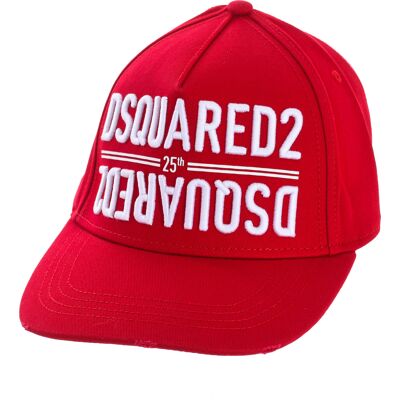 Kappe mit verstellbarem Riemen Dsquared2 BMC0340-05C00001 Mann Rot Einheitsgröße Kappe mit verstellbarem Riemen Dsquared2 BMC0340-05C00001 Mann Rot Einheitsgröße