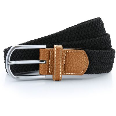 Asquith & Fox Herren Gewebter Braid Stretch Gürtel (Schwarz) Schwarz Einheitsgröße Asquith & Fox Herren Gewebter Braid Stretch Gürtel (Schwarz) Schwarz Einheitsgröße