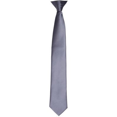 Premier - Krawatte für Herren/Damen Unisex (Stahl) Grau Einheitsgröße Premier - Krawatte für Herren/Damen Unisex (Stahl) Grau Einheitsgröße