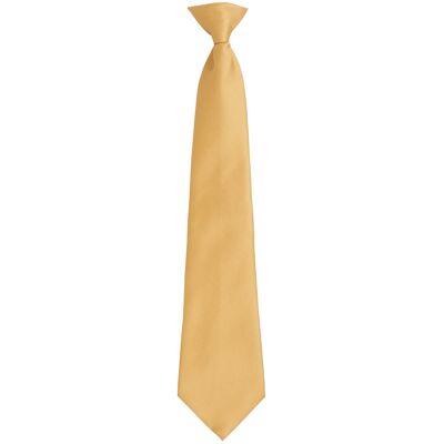 Premier - "Colours Fashion" Krawatte Zum Anklemmen für Herren/Damen Unisex (Gold) Gelb Einheitsgröße Premier - "Colours Fashion" Krawatte Zum Anklemmen für Herren/Damen Unisex (Gold) Gelb Einheitsgröße