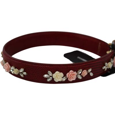 Dolce & Gabbana Sac à main en cuir rouge à fleurs pour femme - Accessoire - Bandoulière Rot Einheitsgröße Dolce & Gabbana Sac à main en cuir rouge à fleurs pour femme - Accessoire - Bandoulière Rot Einheitsgröße