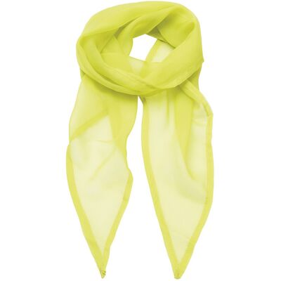 Premier - "Colours" Schal für Herren/Damen Unisex (Limone) Grün Einheitsgröße Premier - "Colours" Schal für Herren/Damen Unisex (Limone) Grün Einheitsgröße