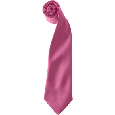Premier Colours Herren Satin Clip Krawatte (2er Pack) (Fuchsia) Fuchsie Einheitsgröße Premier Colours Herren Satin Clip Krawatte (2er Pack) (Fuchsia) Fuchsie Einheitsgröße