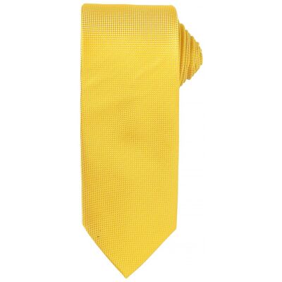 Premier Mens Micro Waffle Formal Work Krawatte (Sonnenblume) Gelb Einheitsgröße Premier Mens Micro Waffle Formal Work Krawatte (Sonnenblume) Gelb Einheitsgröße