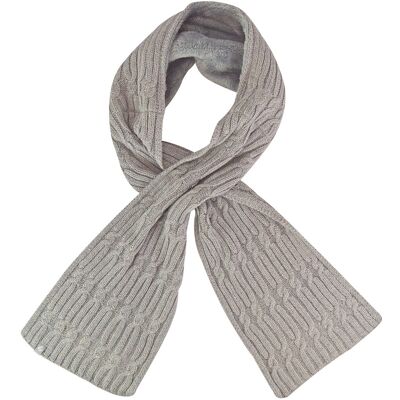 Heat Holders Luxus-Fleece-Winterschal für Damen Wärmehalter Thermo-Modeschal für Damen Hellgrau Grau Einheitsgröße Heat Holders Luxus-Fleece-Winterschal für Damen Wärmehalter Thermo-Modeschal für Damen Hellgrau Grau Einheitsgröße