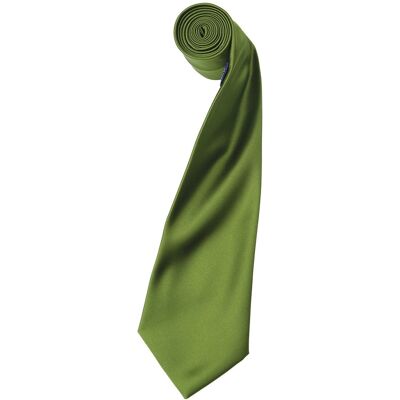 Premier - "Colours" Krawatte für Herren/Damen Unisex (Oasen Grün) Grün Einheitsgröße Premier - "Colours" Krawatte für Herren/Damen Unisex (Oasen Grün) Grün Einheitsgröße