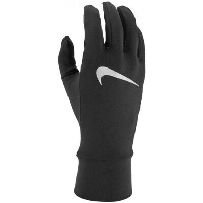 Nike - Herren Handschuhe, Fleece, Laufen (Schwarz/Silber meliert) Schwarzes Silber S/M Nike - Herren Handschuhe, Fleece, Laufen (Schwarz/Silber meliert) Schwarzes Silber S/M