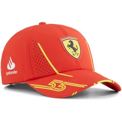 PUMA Unisex Scuderia Ferrari Carlos Sainz Jr. Mütze Rot Einheitsgröße PUMA Unisex Scuderia Ferrari Carlos Sainz Jr. Mütze Rot Einheitsgröße