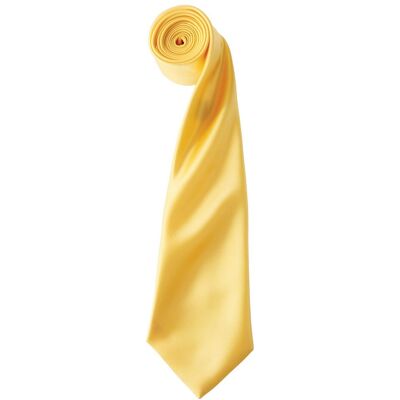 Premier - "Colours" Krawatte für Herren/Damen Unisex (Sonnenblume) Gelb Einheitsgröße Premier - "Colours" Krawatte für Herren/Damen Unisex (Sonnenblume) Gelb Einheitsgröße
