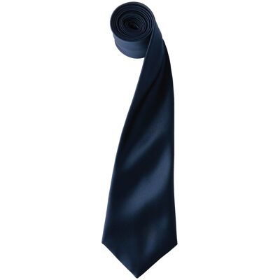 Premier - "Colours" Krawatte für Herren/Damen Unisex (Marineblau) Marine Einheitsgröße Premier - "Colours" Krawatte für Herren/Damen Unisex (Marineblau) Marine Einheitsgröße