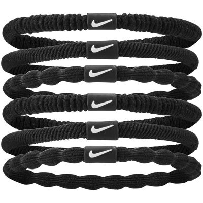 Nike - Haarband(6er-Pack) (Schwarz) Schwarz Einheitsgröße Nike - Haarband(6er-Pack) (Schwarz) Schwarz Einheitsgröße