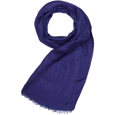 Emporio Armani Schal Blau Einheitsgröße Emporio Armani Schal Blau Einheitsgröße