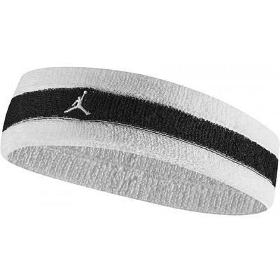 Nike - "Jordan" Stirnband (Weiß/Schwarz) Weiß Einheitsgröße Nike - "Jordan" Stirnband (Weiß/Schwarz) Weiß Einheitsgröße