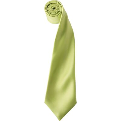 Premier Mens Plain Satin Krawatte (schmale Klinge) (2er-Pack) (Limette) Grün Einheitsgröße Premier Mens Plain Satin Krawatte (schmale Klinge) (2er-Pack) (Limette) Grün Einheitsgröße