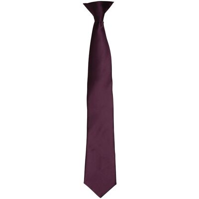 Premier - Krawatte für Herren/Damen Unisex (Aubergine) Lila Einheitsgröße Premier - Krawatte für Herren/Damen Unisex (Aubergine) Lila Einheitsgröße