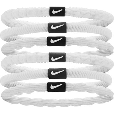 Nike - "Flex" Haarband(6er-Pack) () Weiß Einheitsgröße Nike - "Flex" Haarband(6er-Pack) () Weiß Einheitsgröße