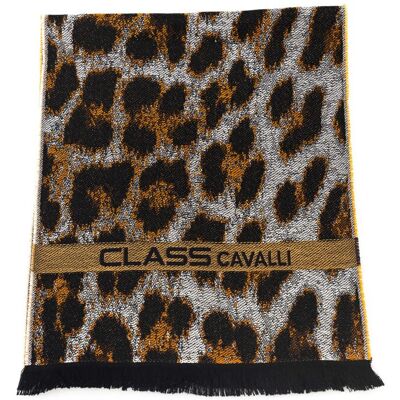 Cavalli Class Herren brauner Wollschal Braun Einheitsgröße Cavalli Class Herren brauner Wollschal Braun Einheitsgröße
