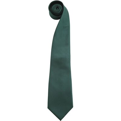 Premier Herren Krawatte Colours, unifarben (Flaschengrün) Grün Einheitsgröße Premier Herren Krawatte Colours, unifarben (Flaschengrün) Grün Einheitsgröße