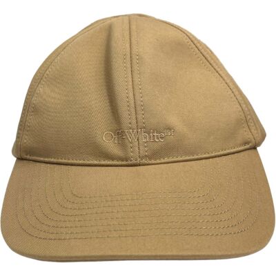 Off-White Monotone Logo Baseball Cap Beige Beige Einheitsgröße Off-White Monotone Logo Baseball Cap Beige Beige Einheitsgröße