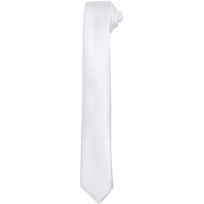 Premier - Krawatte für Herren/Damen Unisex (Weiß) Weiß Einheitsgröße Premier - Krawatte für Herren/Damen Unisex (Weiß) Weiß Einheitsgröße