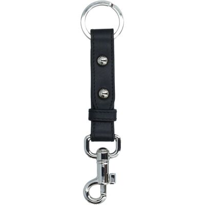 Dolce & Gabbana Herren Schlüsselanhänger aus schwarzem Leder Schwarz Einheitsgröße Dolce & Gabbana Herren Schlüsselanhänger aus schwarzem Leder Schwarz Einheitsgröße